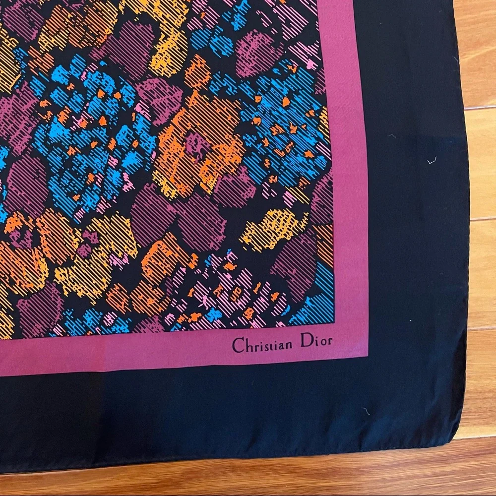 Dior vintage silk